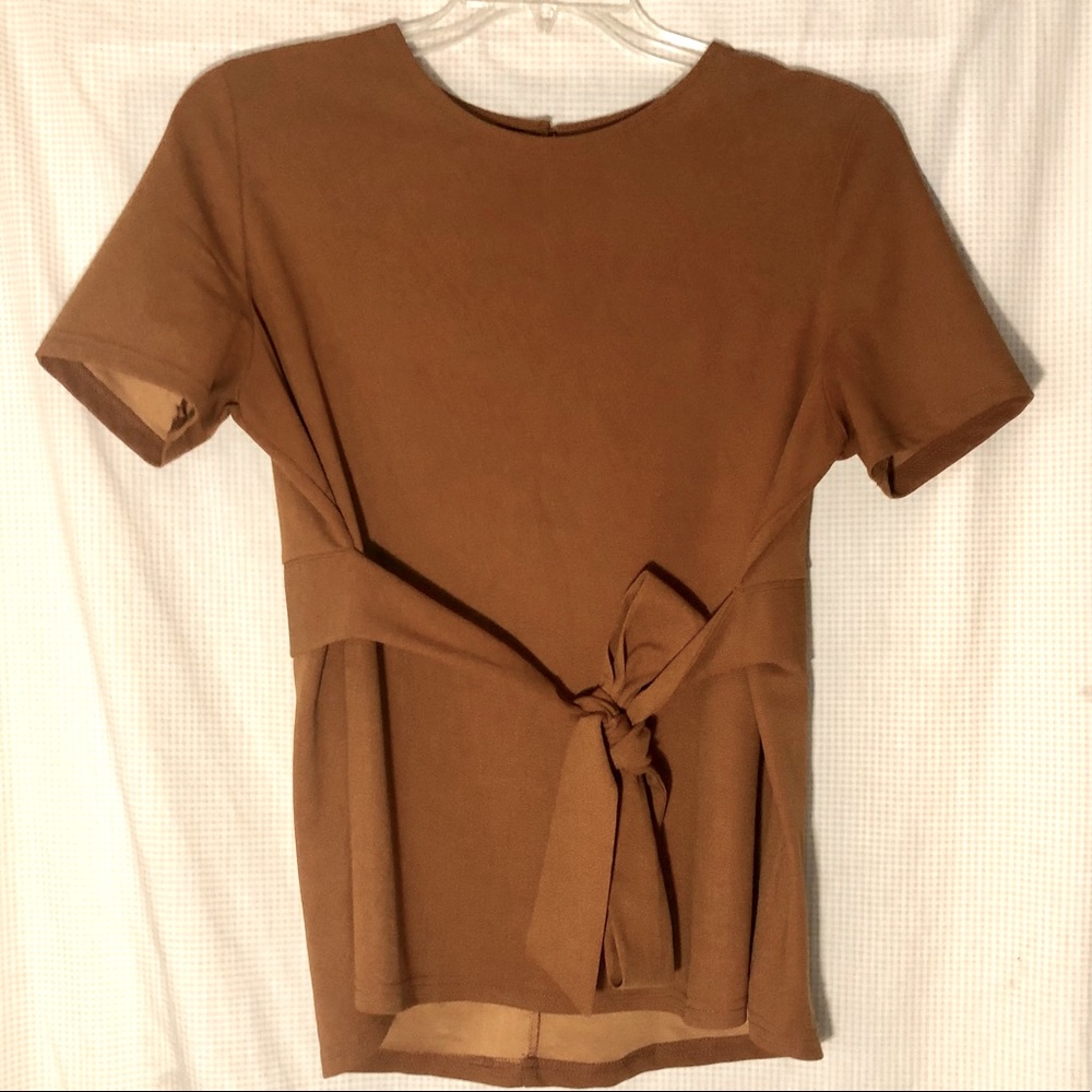 Brown Bow Top